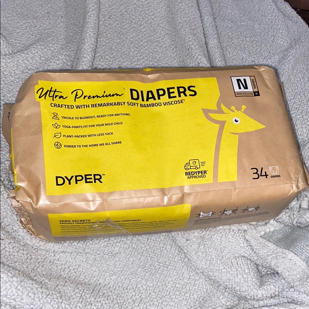 Dyper Ultra Premium Diapers Newborn